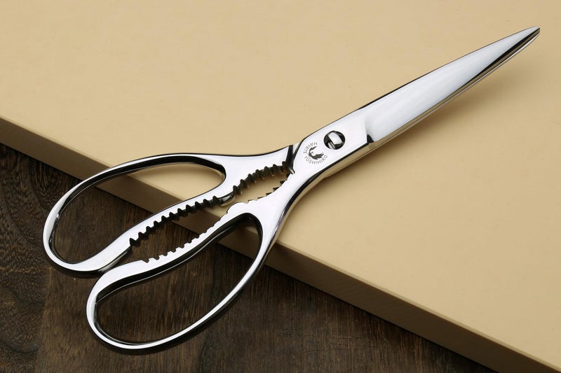 Yoshihiro All Stainless Steel Pull-Apart Japanese Kitchen Shears/Scissors 8.25 Inch (210mm) - Made in Japan - Image 2